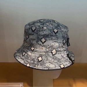 MCM Vintage Monogram Jacquard Bucket Hat